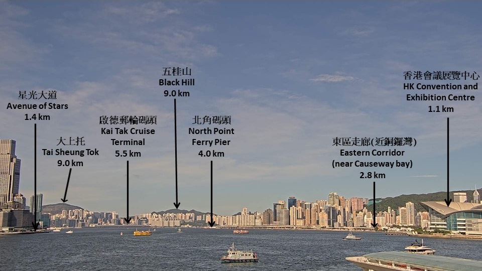 天文台新增中環實時天氣照片並加強城巿尺度氣象觀測及預報