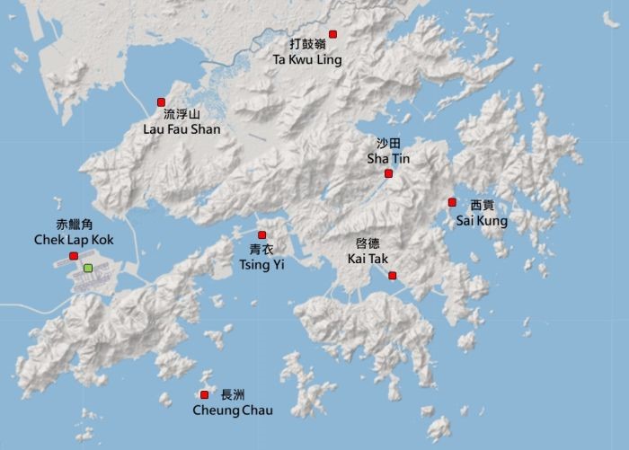 Better location for the Chek Lap Kok reference anemometer