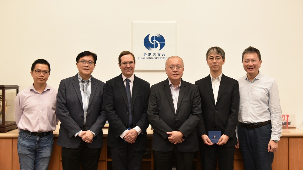 歐洲中期預報中心評估部主管David Richardson及世界氣象組織地球系統預測部總主任Yuki Honda到訪香港天文台  (2024 年 11 月 15 日)